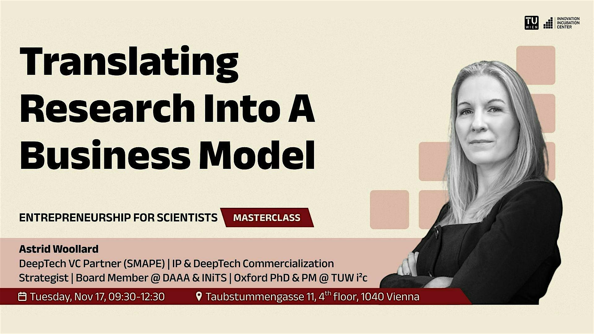 #E4s - Translating Research Into A Business Model