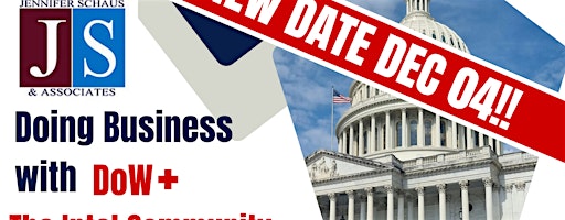 Doing Business With DoW + The Intel Community - DEC 04