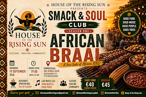 Smack & Soul Club African Braai - End of Summer BBQ