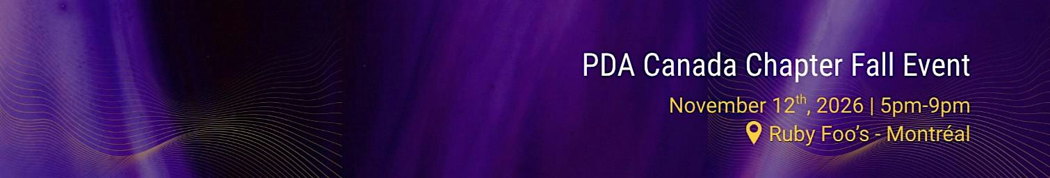PDA Canada Fall Event - Montreal