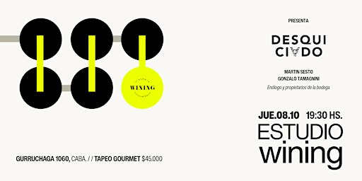 ESTUDIO WINING #DesquiciadoWines