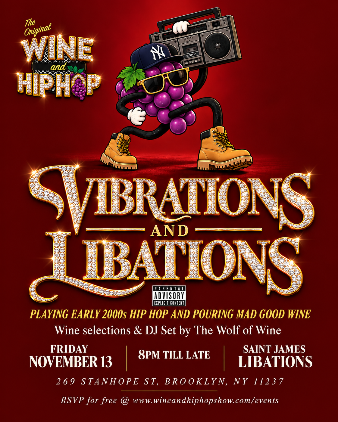 Wine and Hip Hop Vibrations & Libations: 2000's Music & Mad Good Wine