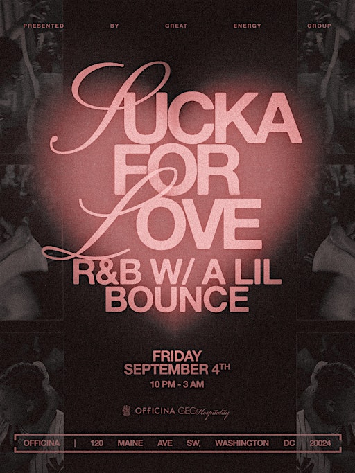 Sucka For Love: R&B w/ a Lil Bounce (25+) at Officina | Friday, Sept 4th