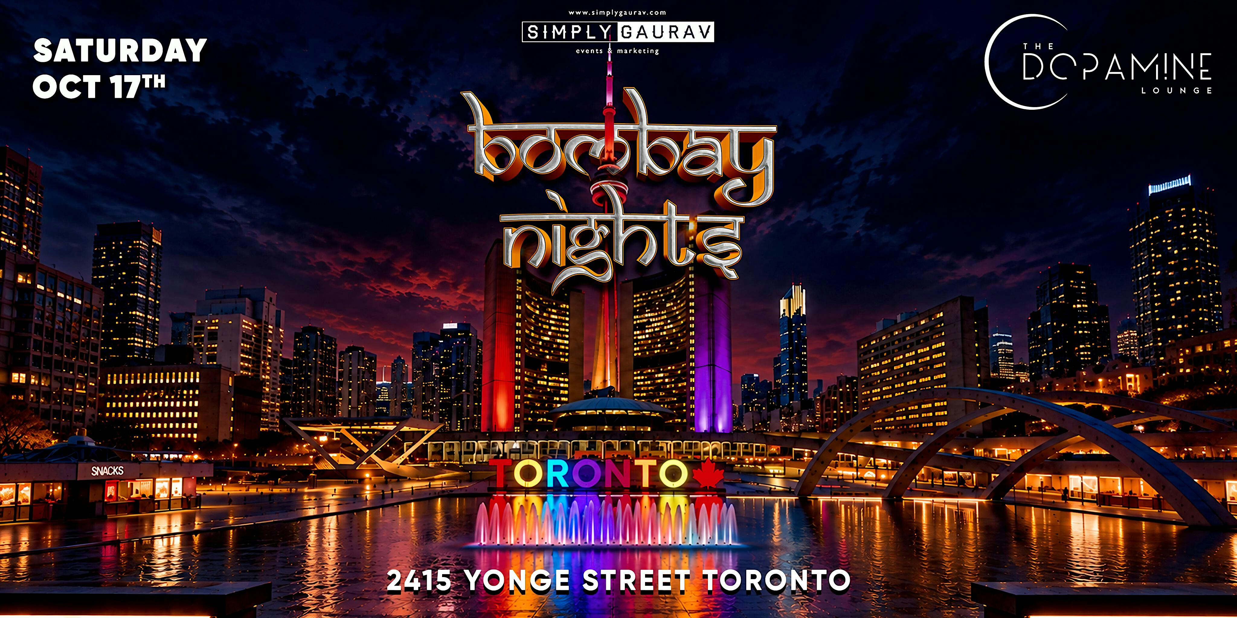 BOMBAY NIGHTS | Canada's Longest Running Bollywood Party