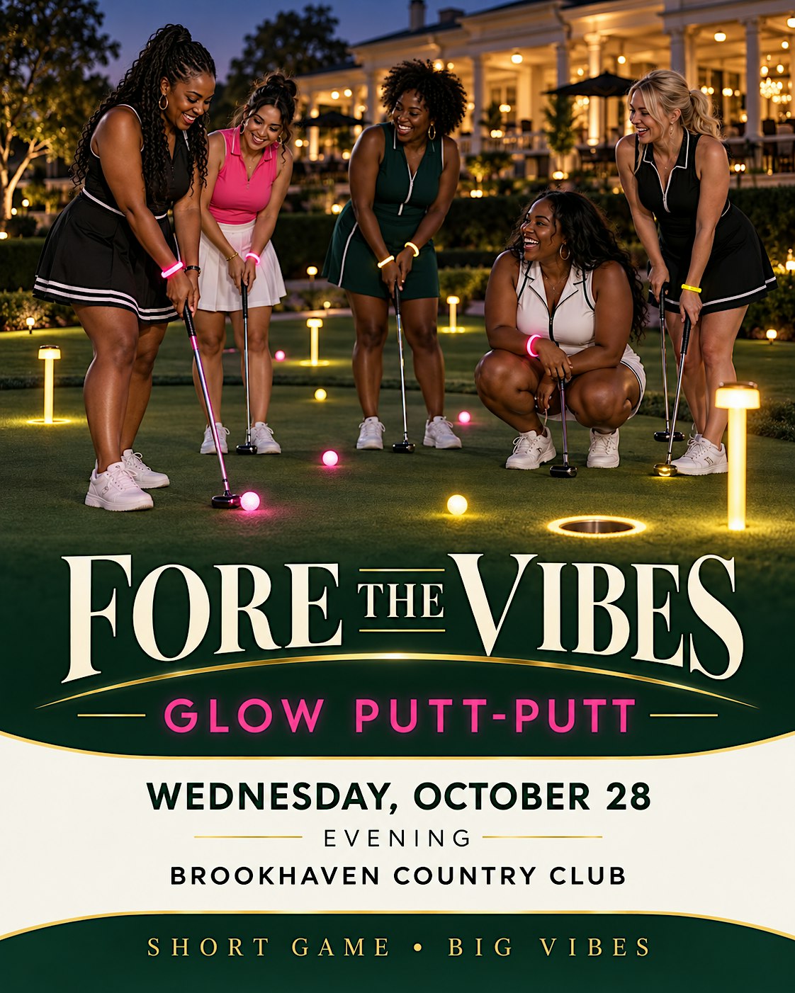 Fore The Vibes : Glow & Putt
