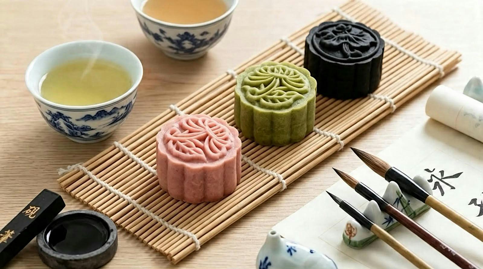 Atelier Calligraphie et Peinture chinoise & Dégustation du gâteau de lune