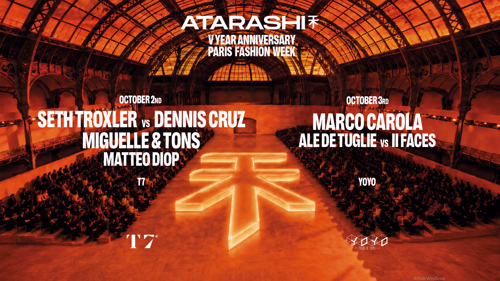 Atarashi Weekend: Marco Carola, Seth Troxler Vs Dennis Cruz