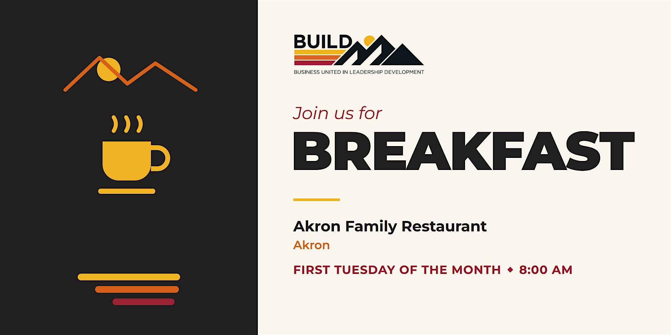 B.U.I.L.D. Breakfast Akron