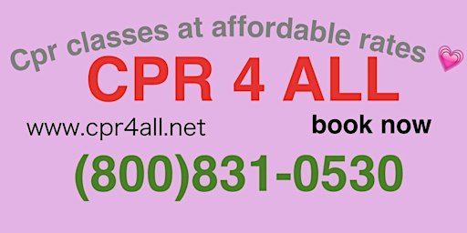 Pediatric CPR First AID AED online course with Skills session
