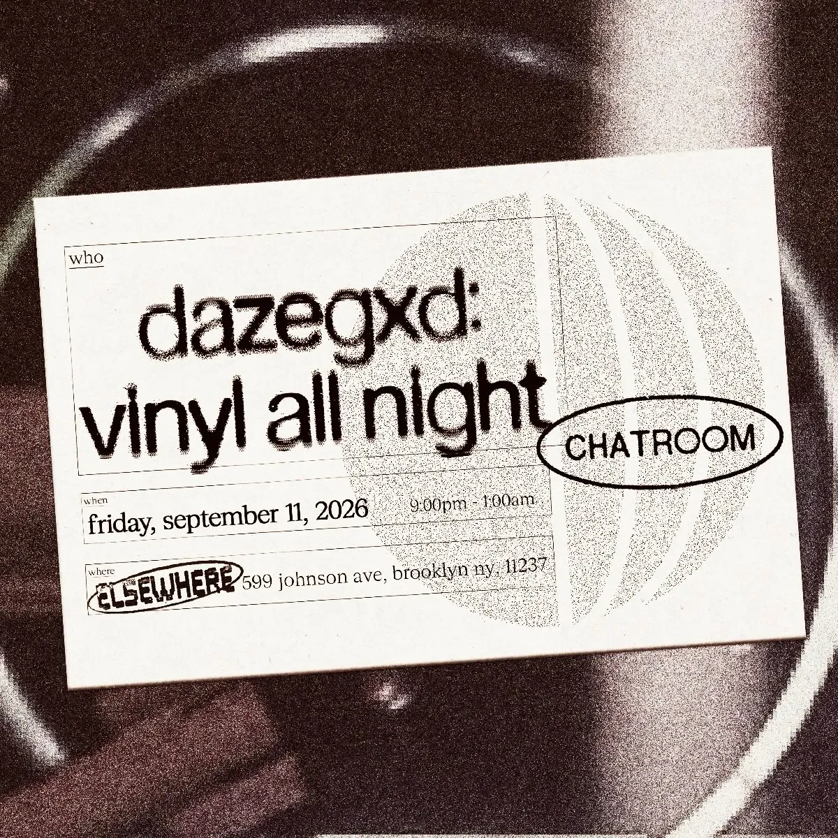 Dazegxd: vinyl all night