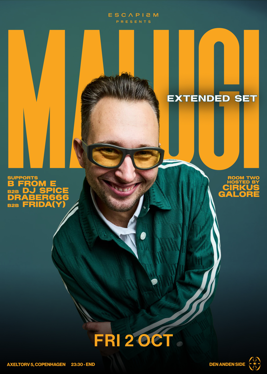 ESCAPISM presents: MALUGI 3h set & More