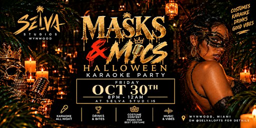Masks & Mics: A Halloween Karaoke Party!