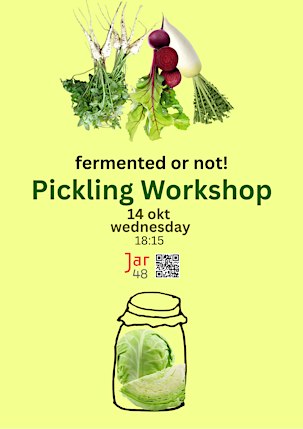 Pickling Workshop in The Hague (Fermented or not)