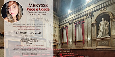 Merysse - Voce e Corde: Concerto acustico voce e chitarra
