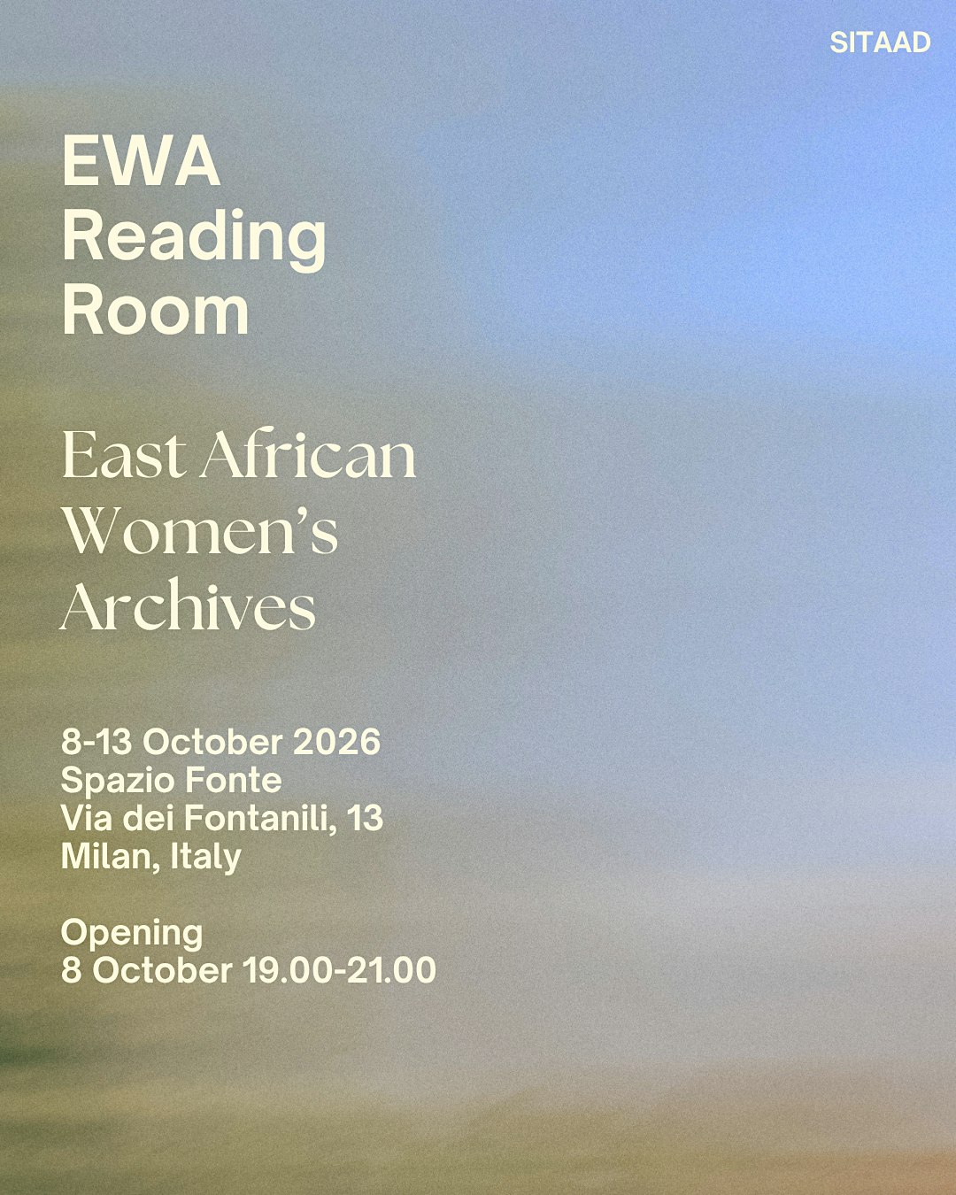EWA Reading Room Opening