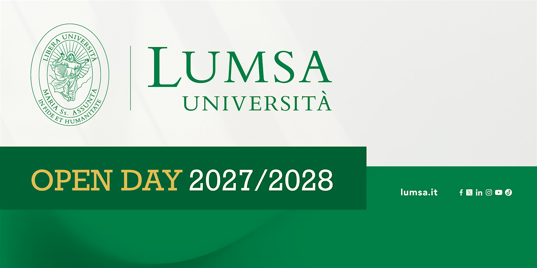 Open Day - In Presenza - Lauree Triennali e Magistrali a ciclo unico