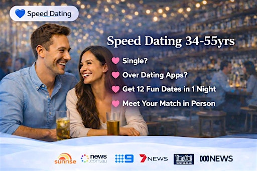 Melbourne Speed Dating Event 34–55years Singles Night | Speed Dating Social