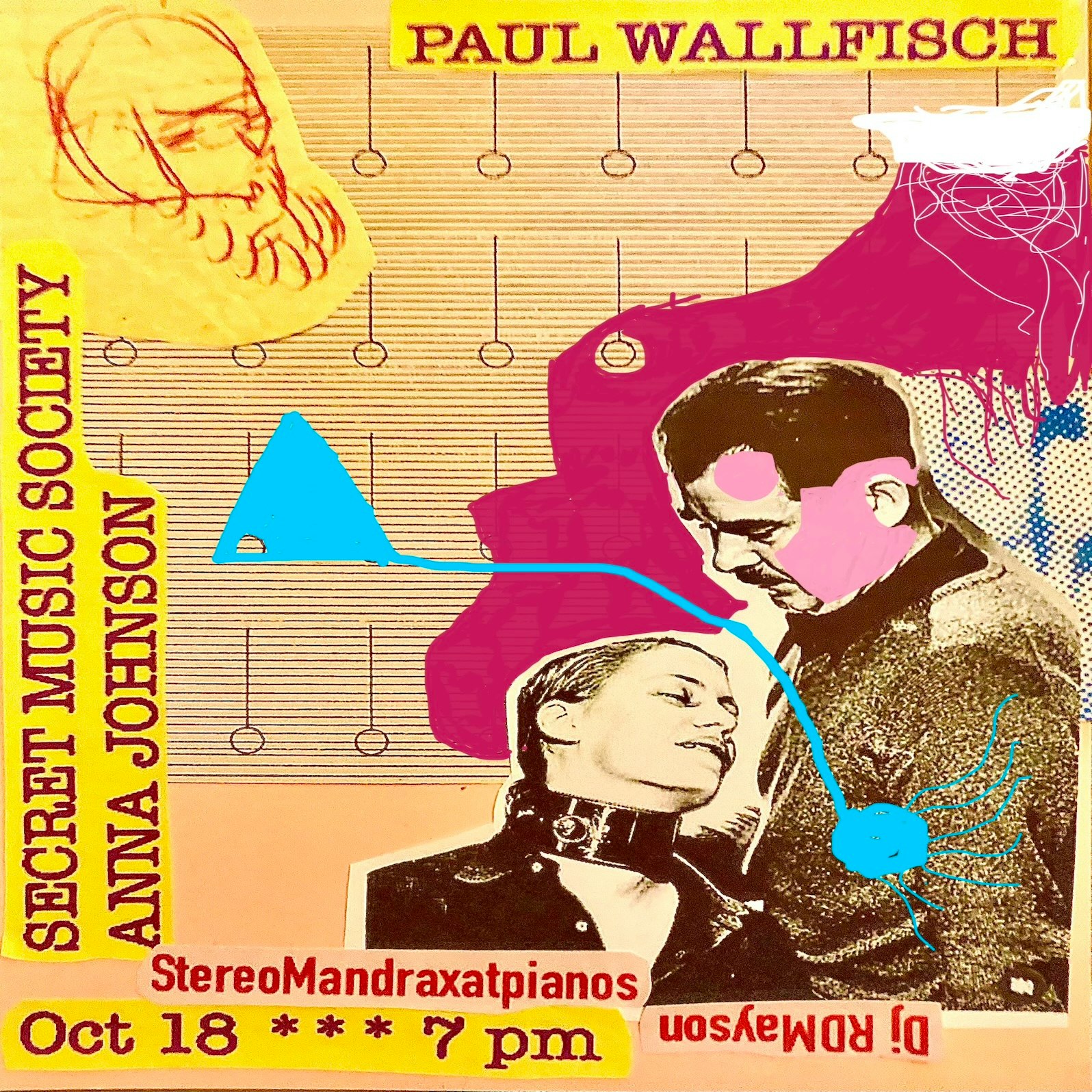 Stereo Mandrax (FREE w/ RSVP) Paul Wallfisch • Secret Music Society •  Anna Johnson