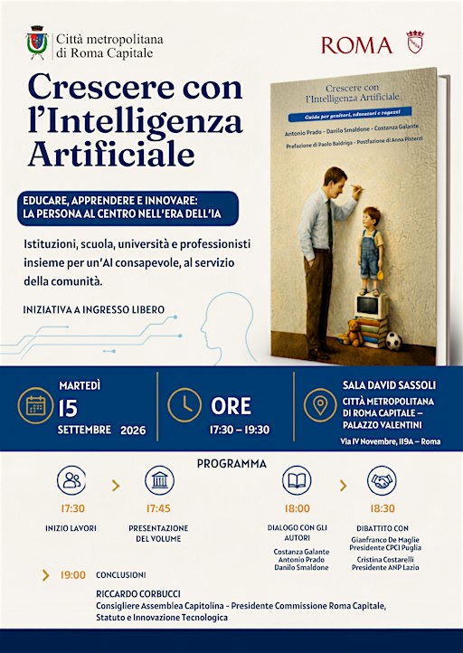 Presentazione libro "Crescere con l’Intelligenza Artificiale"