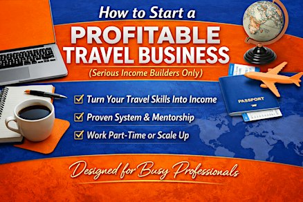 Start a Profitable Travel Business (New Orleans, LA)NO EXPERIENCE REQUIRED