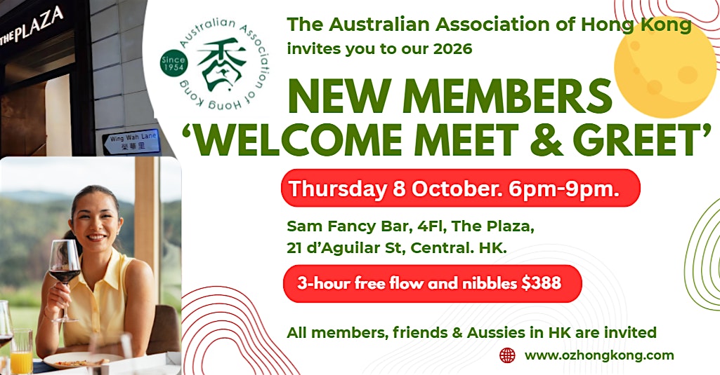 OZHK New Members Welcome Event
