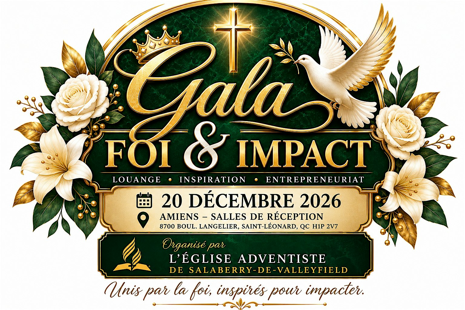 Soirée de Gala Chrétienne 2026 – Une nuit de foi d’élégance et d’espoir