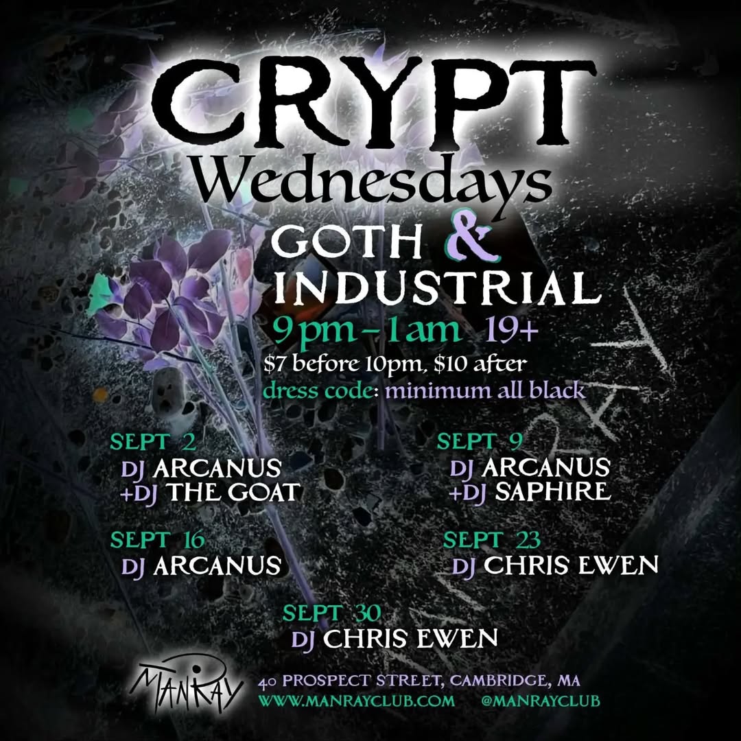 Crypt Wednesdays: Goth & Industrial