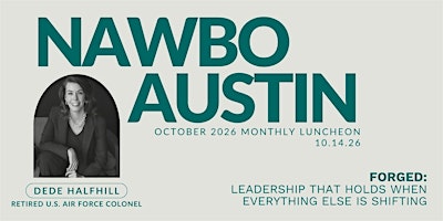 NAWBO Austin Monthly Luncheon Meeting - October 2026