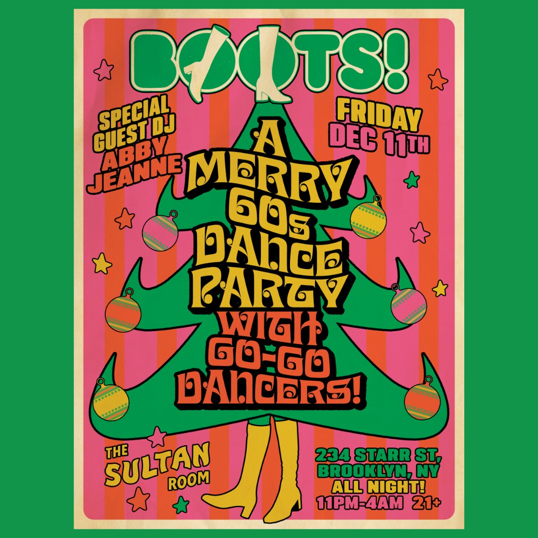 BOOTS! 60s Holiday Dance Party