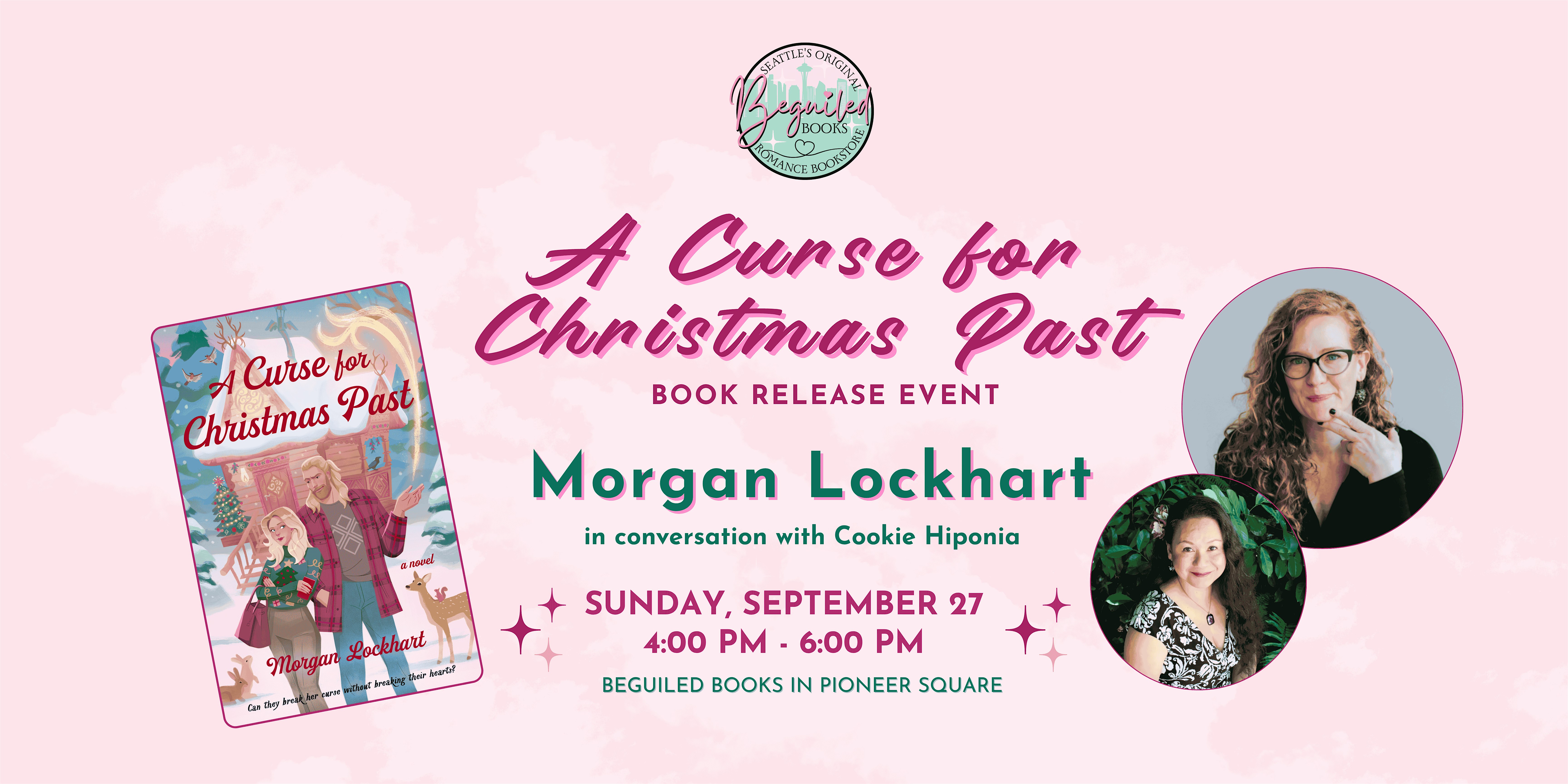 A Curse for Christmas Past by Morgan Lockhart release event