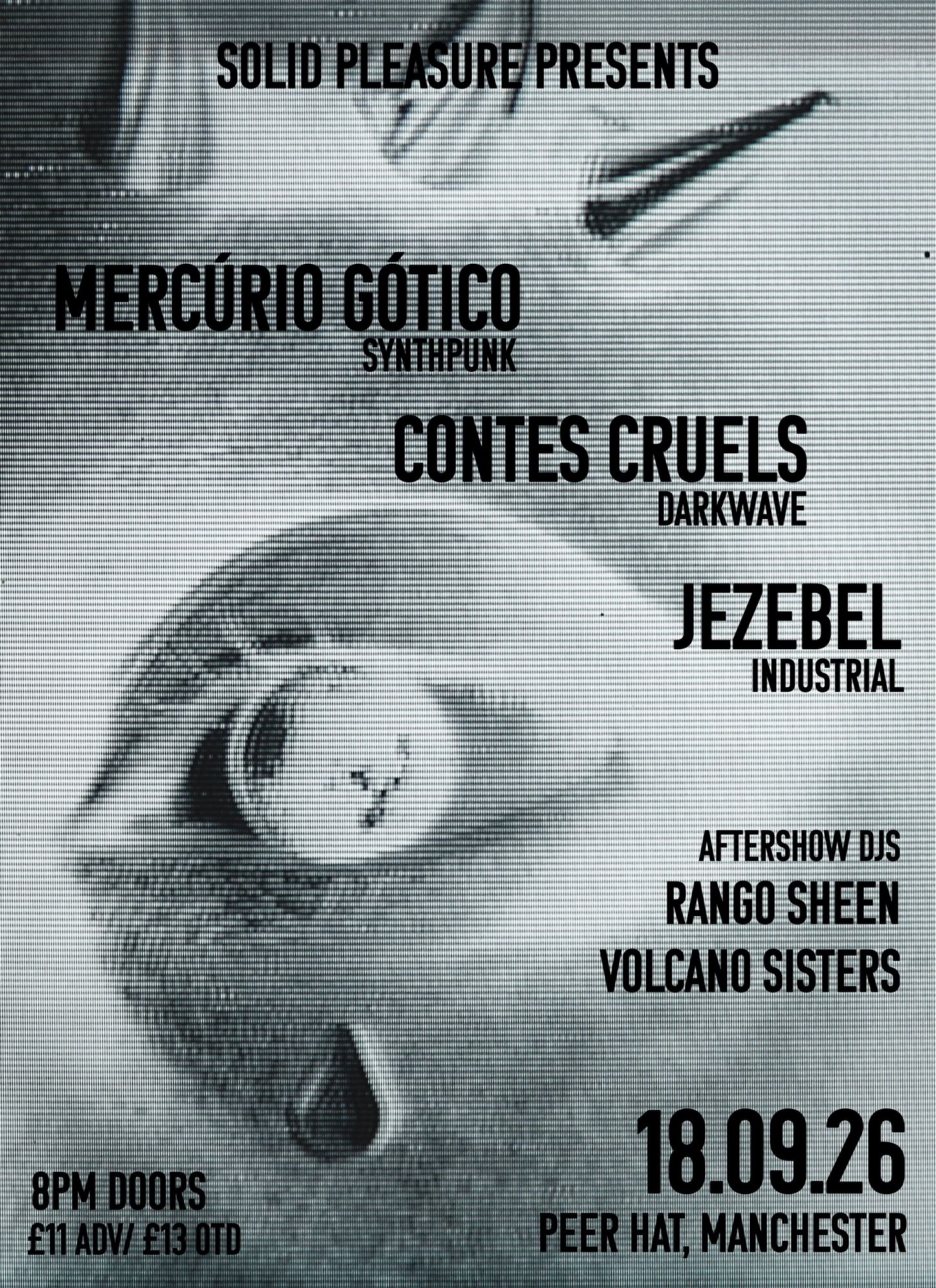 Mercúrio Gótico//Contes Cruels//Jezebel with aftershow djs