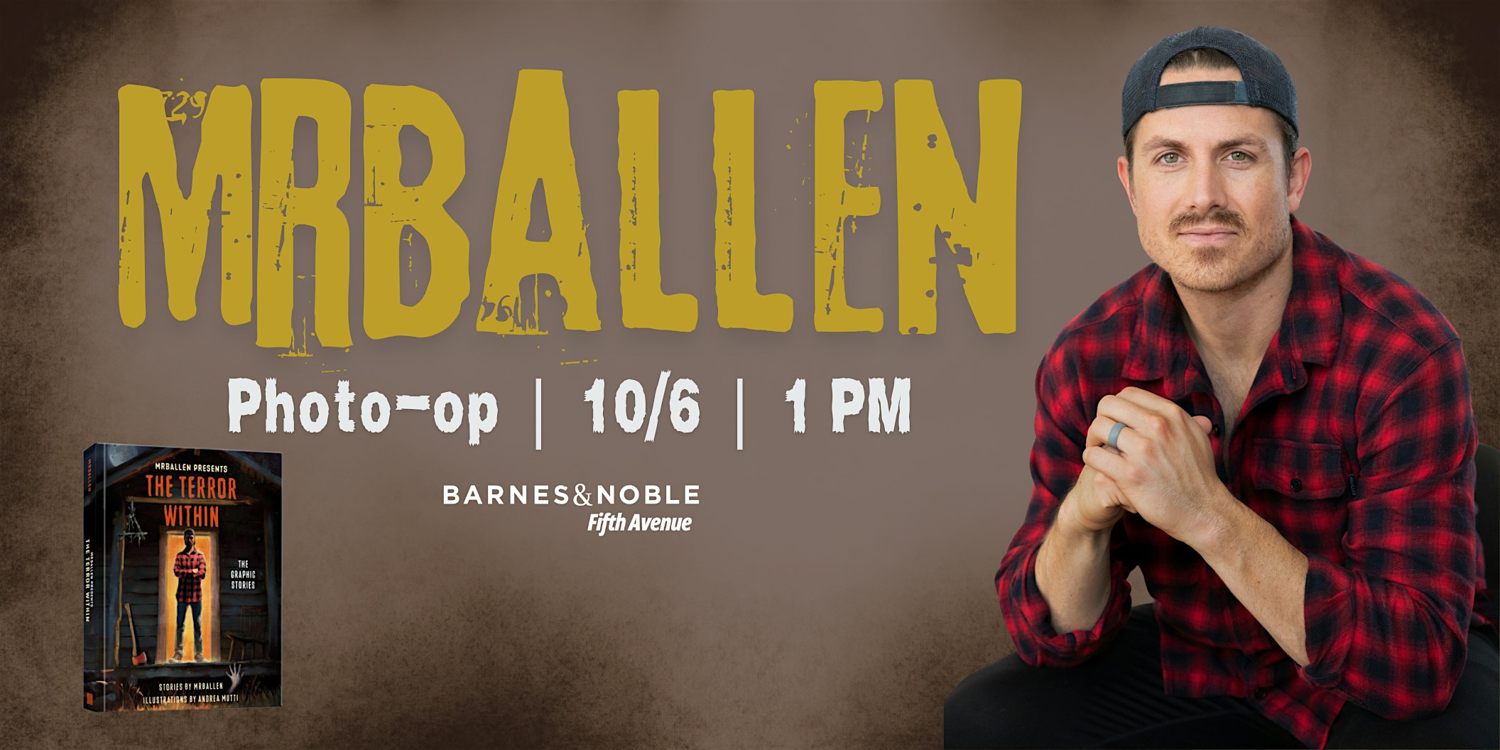 Photo-Op  with MrBallen at B&N 5th Ave, NYC!
