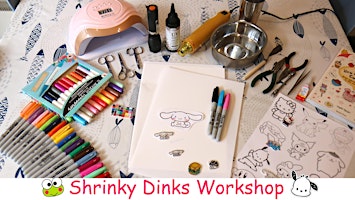 Shrinky Dinks workshop. Make keychains, badges, jewellry, earrings & rings