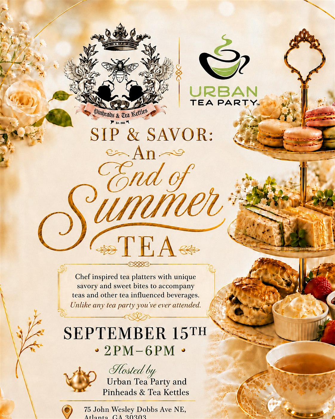 Sip & Savor: An End of Summer Tea Event