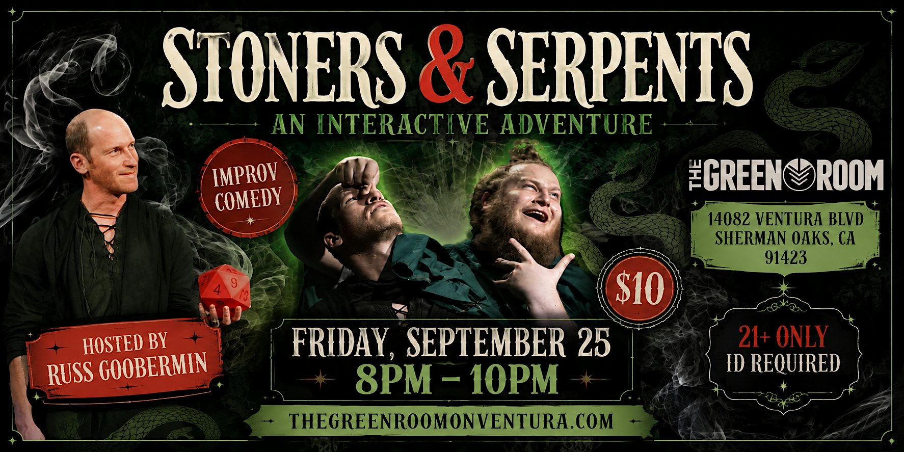St0ners & Serpents: An Interactive Improv Adventure