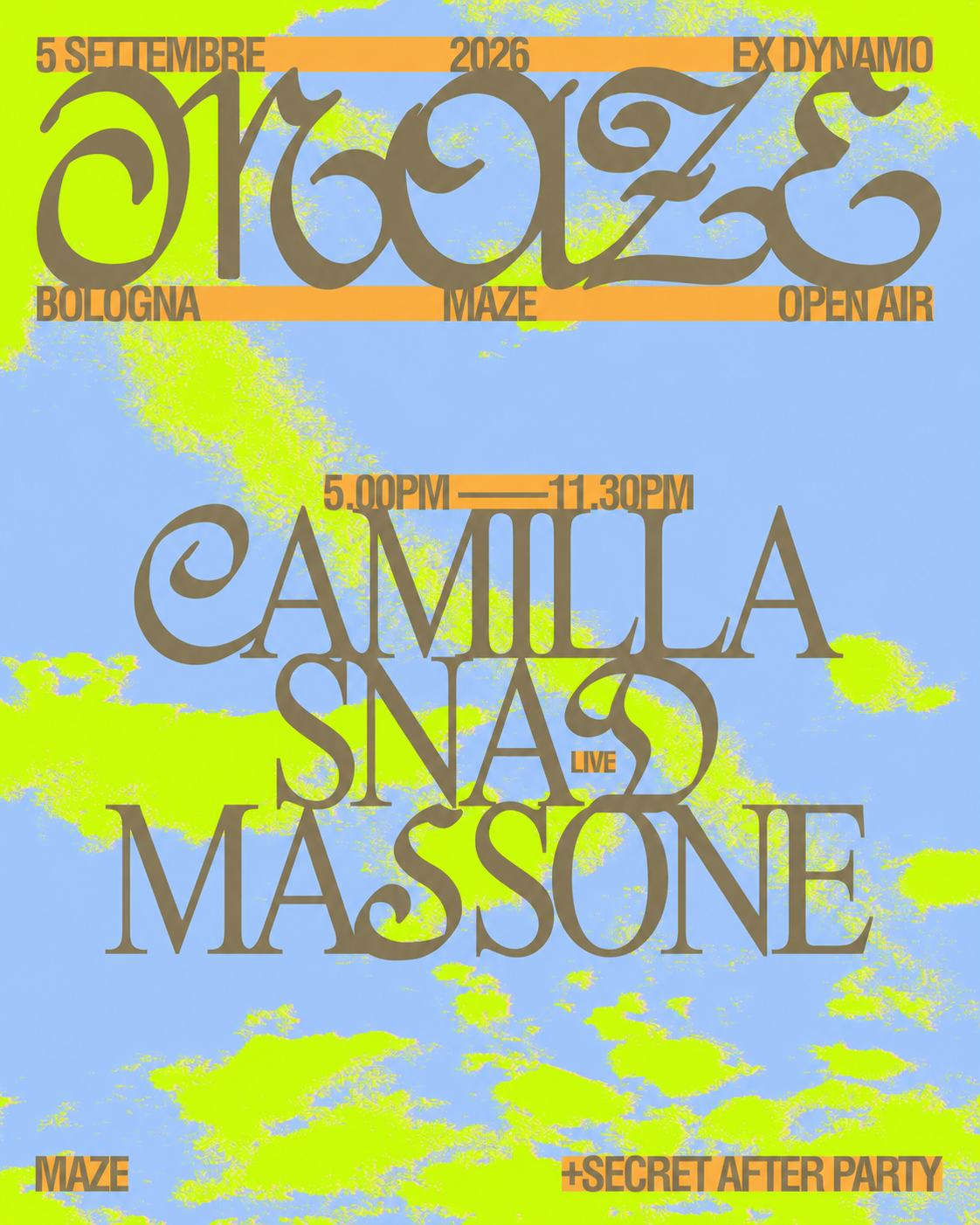 Maze Open Air pres. Snad (Live), CAMILLA, Massone