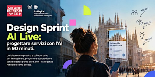 Design Sprint AI Live: progettare servizi con l'AI in 90 minuti