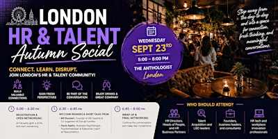London HR & Talent Autumn Social