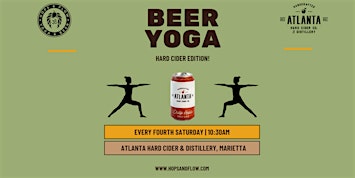 Hops & Flow Beer Yoga at Atlanta Hard Cider & Distillery