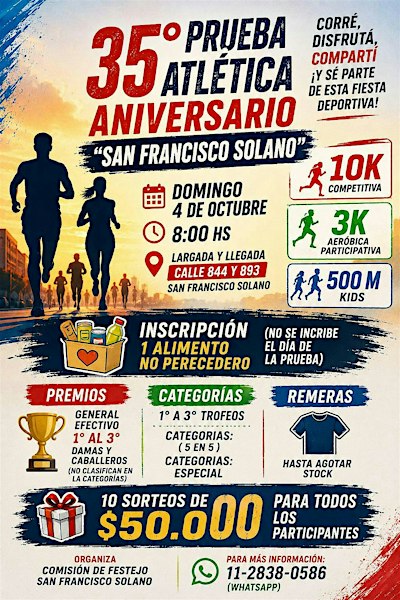 35° Maraton Aniversario Ciudad de San F. Solano