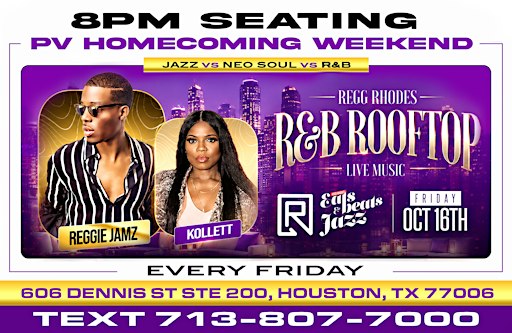Prairie View Homecoming  Live Music Kickoff - Rooftop