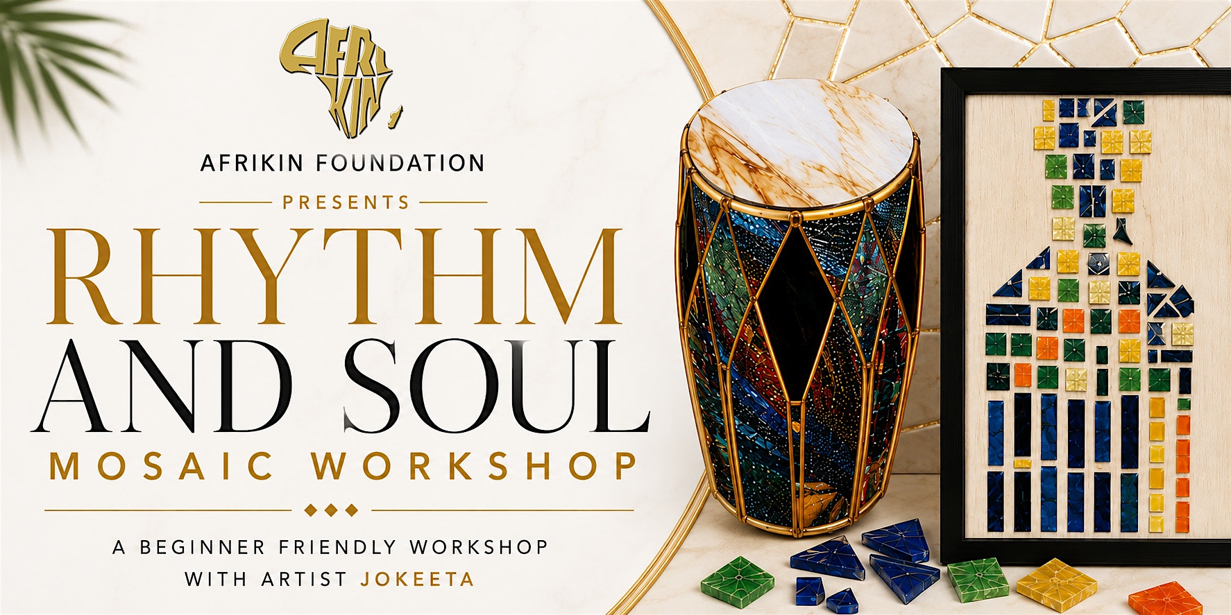 AfriKin: Rhythm and Soul Mosaic Workshop for Art Basel/Miami Art Week