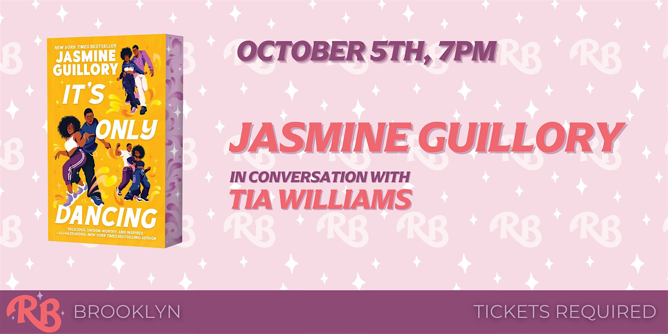 Jasmine Guillory Brooklyn Event for It's Only Dancing