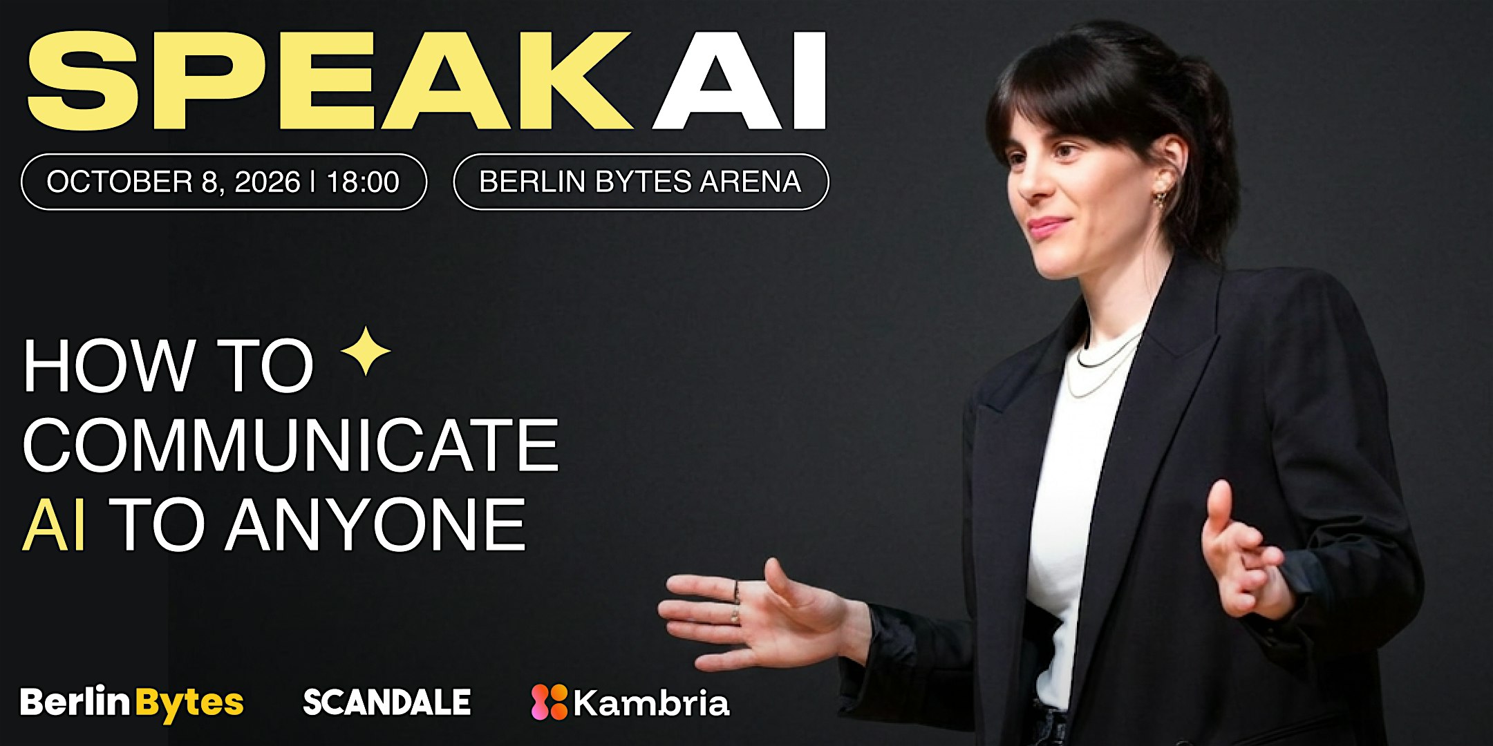 SPEAK AI - How to communicate AI to anyone