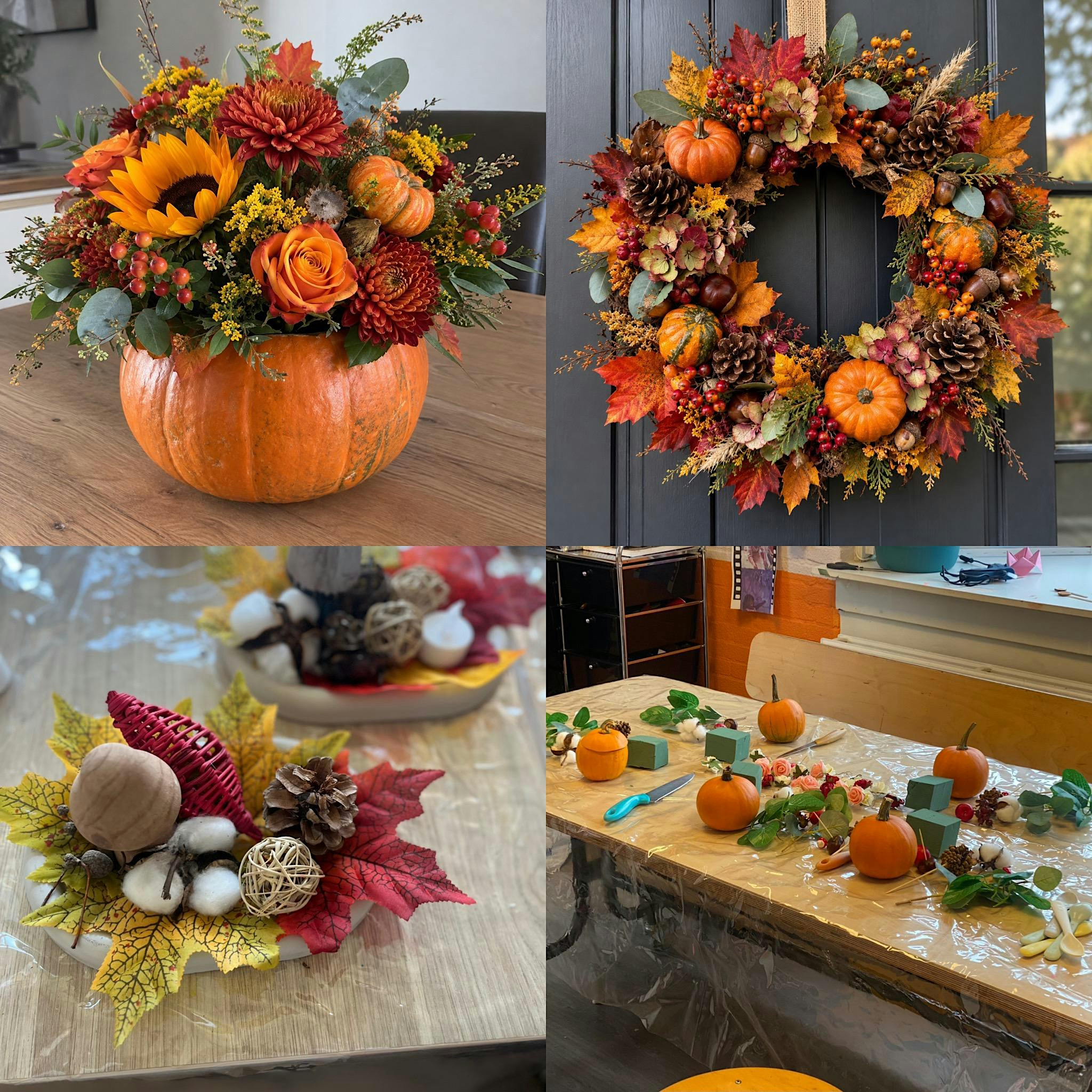 Workshop Autumn home deco
