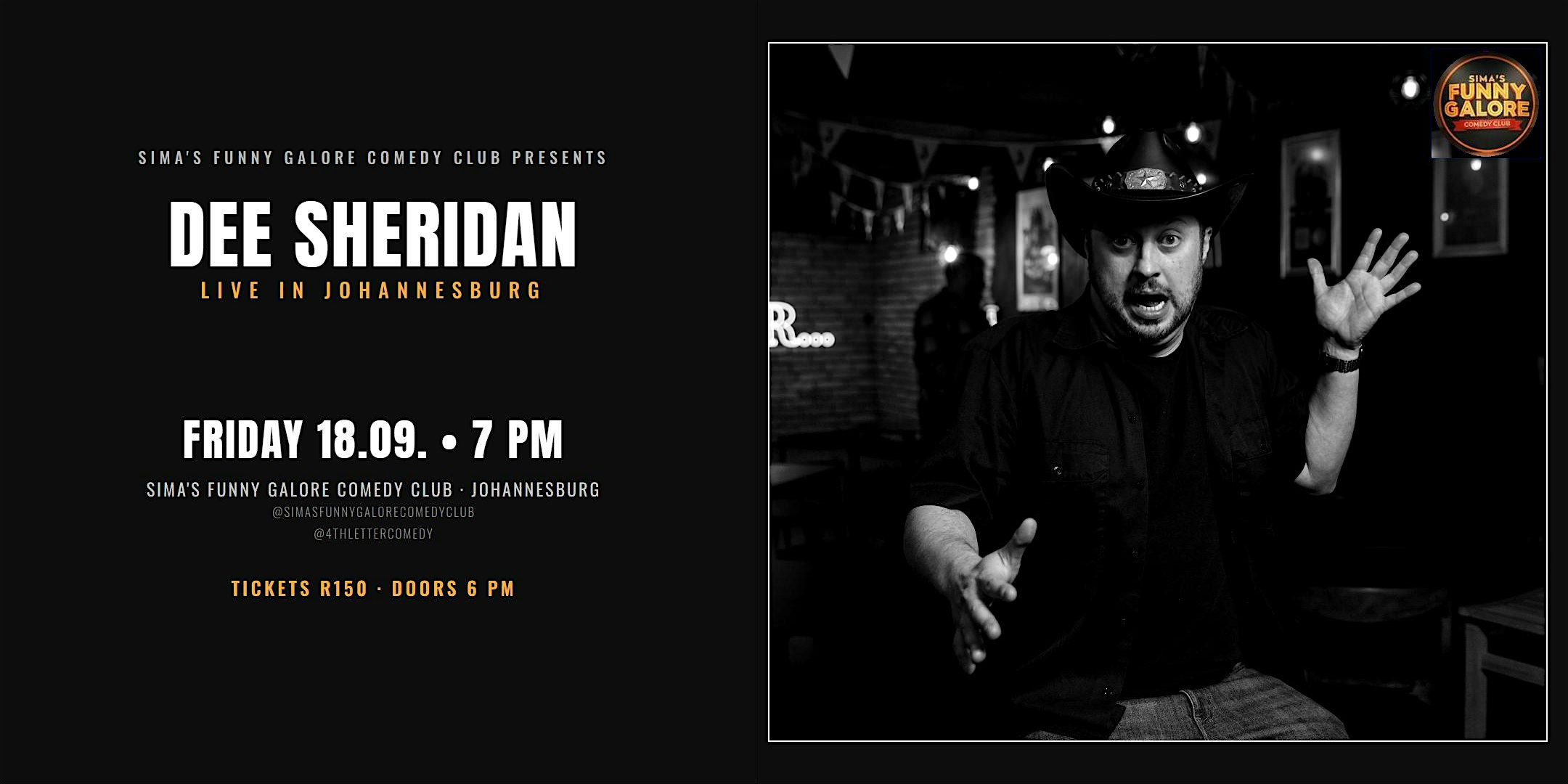 Dee Sheridan LIVE in Johannesburg