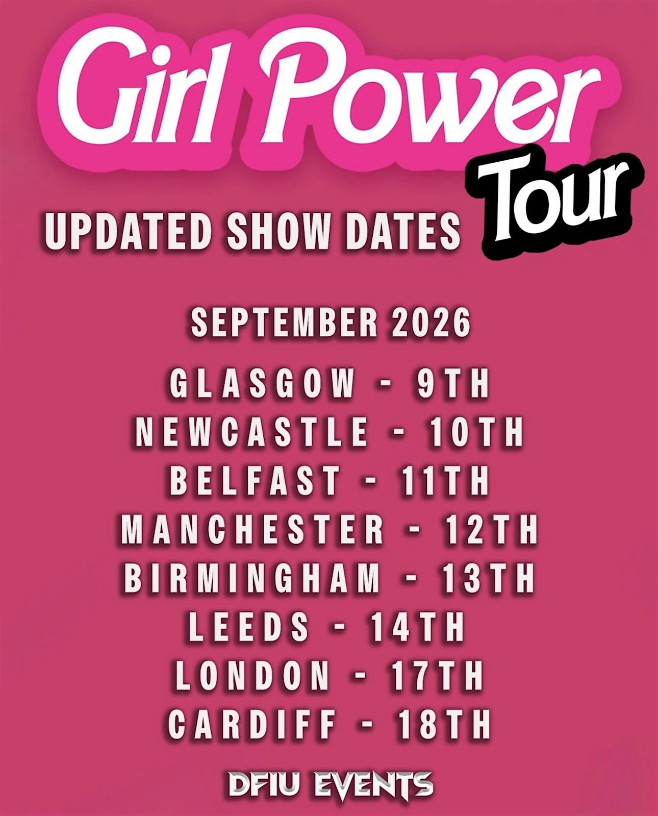 DFIU Events London Presents: The Girl Power Tour