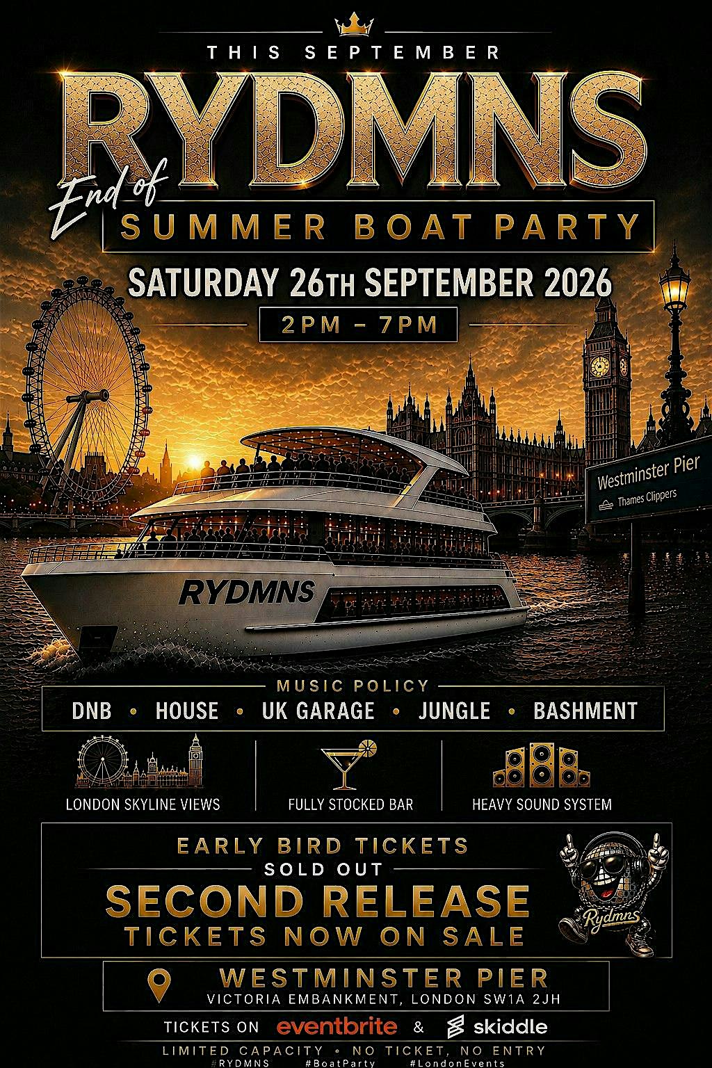 Rydmns end of Summer Boat party