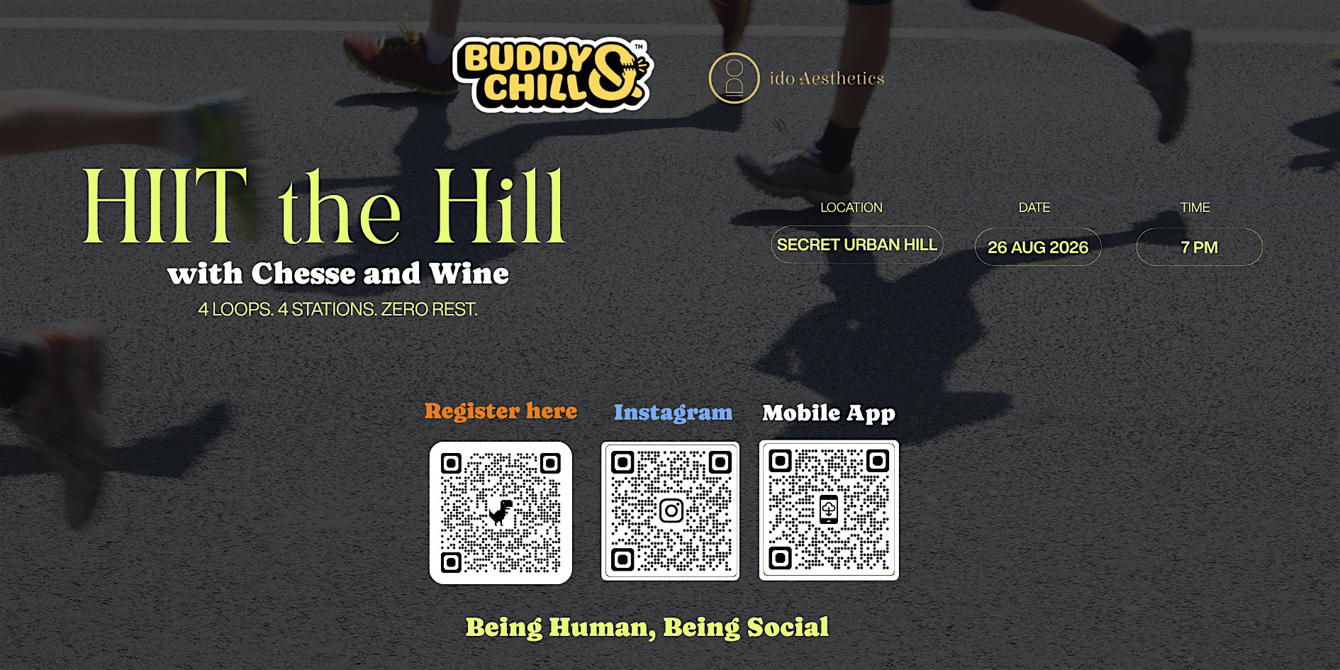HIIT THE HILL Run — with Cheese and Wine