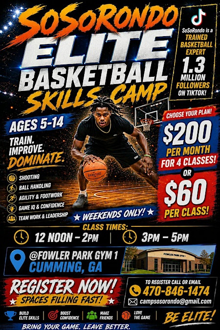 SoSoRondo Elite Basketball Skills Program